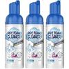 Pelinuar Herios, detergente in schiuma per tubi di scarico, deodorante per tubi, rimozione e intasamento dei capelli, elimina odori per WC, lavandini, vasche (3 pezzi)