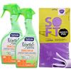 FEI FAN SET: 2xDetergente Spray Vegetale, Green Living MULTIUSO, Pulisce e Sgrassa. Ipoallergenico - Senza Profumo - Senza Nichel 500ml + Panno In Lattice SOFT, Formato 30x30