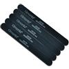 BBAUER 5/10/20 pezzi lima per unghie in legno 100/180/240/320 lima per unghie in carta vetrata nera lime per unghie pedicure strumenti per lucidatura manicure-10 pezzi 240 320