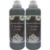 FEI FAN 2x Ammorbidente Profumato, UNISSON, Con Olio Di Canapa, 30 Lavaggi 750ml