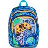 SJ GANG STYLE JAM GANG Zaino Scuola Advanced JOYFUL PINS BOY, Blu, 29L, Doppio Scomparto, Inserto controller con pins, Tasca frontale, Tasca portaborraccia, Scuola elementare, Bambino