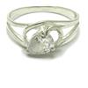Empress Jewelry Anello da Donna in Argento 925 con 7x5mm Cubic Zirconia R001685
