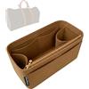 Divitize Premium Organizer compatibile con Keepall 25/35/45/50/55/60/City - in Feltro Morbido, Base Rinforzata, Rivestimento Totale, 24+ Colori (Sienna, Keepall 55)