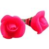 Handmade Generico Orecchini Bottoncino Rose in Argilla Polimerica Fatti a Mano 1 cm Nickel Free