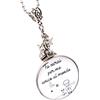 Handmade Shopping Cat Bijoux - Collana Piccolo Principe - Collana con ciondolo - Collana con frase piccolo principe