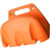 HAKIDZEL Porta Tubo Supporto Resistente Acqua da Giardino in Plastica Arancione per Conservare e Irrigare Comodamente Montaggio a Parete per Tubi Flessibili L'area Esterna