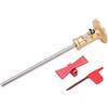 Nutriess 2 Pezzi Calibro per marcatura Calibro per marcatura ruota a coda di rondine Guida per maschera Marcatore Set di strumenti per incisione per la lavorazione del legno