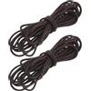 Yardenfun Corda Cerata Antiscivolo per Impugnatura 3mm in Cotone Cerato 5 Metri, 2 Pezzi Avvolgicavo per Utensili Manuali da Giardinaggio e Lavori Pesanti, Involucro Resistente per