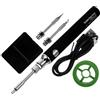 Hoement Saldatore Portatile USB a 5v Lama in Lega di Alluminio per Saldatura a Stagno, Penna Saldatrice Ricaricabile per Lavori DIY e Domestici