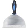Walfront Strapponente in Acciaio Inossidabile Specchio di Vernice per Finitura a Specchio con Comoda Manico TPR PP per la Vernice per Carta Parati Decalli di (8 pollici)