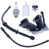SRNPTBZIT Kit linea di ritorno del filtro del carburante del collettore di aspirazione for motoseghe adatto for H 445 445E 450 450E 544082301 544128601 577535101