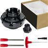 Zhjlut Mandrino per Tornio per Legno da 10,2 Cm, Mandrino per Lavorazione Del Legno Filettato Autocentrante a 4 Griffe in Acciaio Nero da 100 Mm per Hobby Fai-da-te per la Lavorazione Del Legno (Size : 0.75