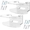 Generic Router Wall Mount Holder - 2 staffe robuste in acrilico trasparente