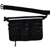 BestAlice Tasca per Attrezzi da Giardino Borsa Porta Attrezzi Portatile Multi Tasca per Riporre Attrezzi Articoli Forniture da Giardinaggio Borsa per Attrezzi per Fiorista, Cintura per Attrezzi(Nero)