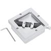Pongnas Porta Stencil BGA, di Fissaggio per Stazione Reball 90 Mm con Stencil Universale, Kit di Rilavorazione in Lega di Alluminio per CPU di Laptop, Rilavorazione di