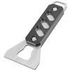 Vdaxvme Colle Spatola Strumento Bordi seghettati Design Lavorazione del legno Spandiconcime adesivo Applicatore di colle con manico ergonomico in alluminio Applicatore di colle ergonomico per progetti
