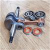 UYTGFO Adatto for Husqvarna 51 Rebuild Set include albero motore, cilindro, pompa dell'olio, cuscinetti e paraoli sostituiti(Crankshaft set)