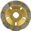 FTVOGUE Disco di smerigliatura del calcestruzzo di marmo della pietra del granito del disco di taglio stridente della macinazione della tazza del diamante per il massetto dell'intonaco della muratura