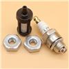 SRNPTBZIT Motoseghe Motosega Noci Candela Filtro Carburante Kit Adatto for MS460 MS441 MS390 MS290 MS250 MS230 MS210 MS200T 017 018 021 023 025