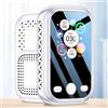 ERYUE Rilevatore AirQuality Schermo a Colori Ad Alta Precisione Tester Portatile PM2.5 PM10 PM1.0 per Appassionati di Igrotermografo Domestico Materiale ABS + PC (#1)