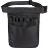 Duiaynke Marsupio da infermiera con cintura a 2 lati -9, organizer per infermieri, per forbici e kit di cura (nero)