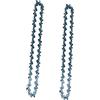 BUYTUS Barra guida for motosega da 6 pollici e set di catene for 37 maglie trasmissione Sega elettrica 1/4''P for sega senza spazzole Tagliatrice for legno Catena ricambio(2pc 6inch Chain)