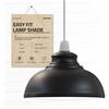 DC VOLTAGE Moderna Lampada a Sospensione Con Paralumi In Metallo bianco neroForma a Cupola Curva Attacco E27 Facile da Installare Per Cucina Corridoio Ufficio Apparecchi di Illuminazione a Soffitto.