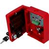 DECOMELODY Punto di Antincendio Manuale Interruttore di Allarme Facile da Usare di Reset Rapido per Emergenze con Pulsante Rosso in per Sicurezza