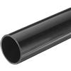 QUARKZMAN Tubo Rigido, Tubo Tondo Rigido in PVC 35,2mm ID 40mm OD 350mm Tubo Flessibile in PVC, Nero Alto Impatto per Tubi dell'Acqua, Artigianato, Passacavi