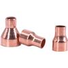 DeVow 6,35 8 10 12,7 15 16 19 25 28 32 mm Rame puro Giunto di riduzione for saldatura Raccordo for tubi idraulici Raccordo for condizionatore d'aria(5 pcs,22mm To 10mm)