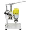 Garosa Mini Trapano Banco per Pressione Piccola Perforatura Banco Fai Te, Motore del Nucleo in Ottone, Base in Lega di Alluminio, velocità Regolabile (Spina europea)