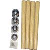 DimyFew 4 Pezzi Gambe per Mobili in Legno, Piedini per Scrivania, Parti di Ricambio per Scrivania per Laptop, 40 cm