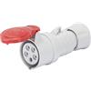 Gewiss Presa Mobile Dritta IP54 3P+N+T 32A 380-415V 50/60Hz Rosso Cablaggio A Vite