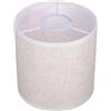 OATIPHO Paralume in Lino per Lampada da Soffitto e Lampada a Sospensione Tessuto Beige Naturale Diametro 15 CM Decorazione Luminosa per Interni Atmosfera Calda