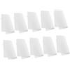 VILLCASE Toppa di Riparazione Rivestimento in PVC Bianco, 10 Fogli | Wall Repair, Copertura Completa, Uso Versatile per Case e Uffici, Facile da Pulire e Applicare