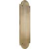 Infinity Decor Placca in ottone anticato, semicircolare, stile vittoriano, 300 x 75 mm, per porte interne o esterne