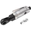 Gucagle Chiave a cricchetto pneumatica Mini cricchetto ad aria con gambo dritto Connettore filettato da 1/4 di pollice Compatto Leggero Resistente per riparazioni automobilistiche (Testa quadrata da 1/4.)