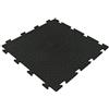 VDP Pavimento commerciale piastrelle in PVC, gommini da 8 mm, pavimenti industriali, posa a clic, nero