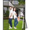 Luxvix Apertura a Sinistra/Destra Zanzariera Magnetica per Porte, 190x220 cm Apertura Laterale Unica, Barriera Anti-Zanzare e Insetti, Installazione Rapida Senza Foratura, Materiale Resistente Nero