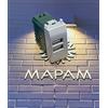 TOT Electric Frutti Compatibili Colore Argento Silver Per Supporti Originali Materiale Tecnopolimero Vimar Plana Interruttori Prese Shuko Bivalenti… (USB Doppio)