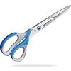Premax 11600 - Forbici sartoria, Ring Lock System, Grigio/Blu, 19 cm