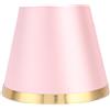 Jenngaoo Paralume in Tessuto Paralume Moderno in Stile Europeo per Lampada da Tavolo E27 e Lampada da Terra Camera da Letto Soggiorno Dormitorio Decorazione Ufficio(Rosa)