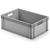 ALUTEC MÜNCHEN Alutec 75020 Scatola di plastica chiusa (L x A x P) 600 x 220 x 400 mm, colore grigio, 1 pezzo