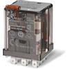 Finder serie 62 - Rele potenza plug-in 24vac 3 contatti