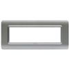 AVE Placca Ave Sistema 44 44Py07AoTecnopolimero 44 7 Moduli Argento Opaco