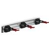 OrgaTech Coaxis x-Star Porta-Attrezzi 50 cm con 3 Supporti per Attrezzi Binario per Attrezzi Supporto Accessori da Giardino