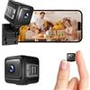 Generic Mini telecamera nascosta 4K HD Bluetooth e wireless WiFi per interni ed esterni, telecamera di sicurezza con visione notturna, rilevamento motori, registrazione remota, grandangolo 130°, controllo APP