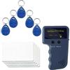 Phyachelo 1Set EM4100 RFID Copier Writer Duplicator Programmer Reader + T5577 EM4305 ID Riscrivibile Keyfobs Tag Card RFID Copier Writer RFID Duplicator
