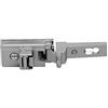 Confalonieri Cerniera per vetro CF01024 placca rettangolare 62x31 UCC - Cromo lucido