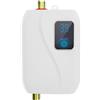 VISLONE Scaldabagno istantaneo 220V 3500W Mini scaldabagno elettrico senza serbatoio Bagno Cucina Lavaggio con display LCD per doccia Bagno Cucina Lavaggio Spina UE